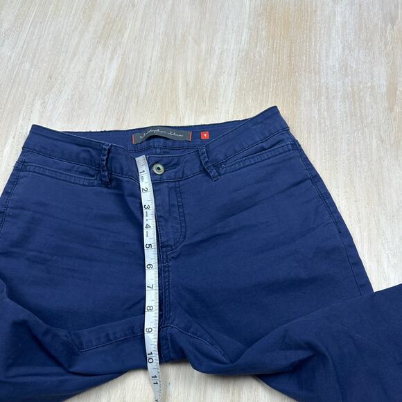 Christopher Blue Mari Mid Rise Straight Leg Casual Cargo Y2K Trouser Pants 4 - Picture 7 of 16